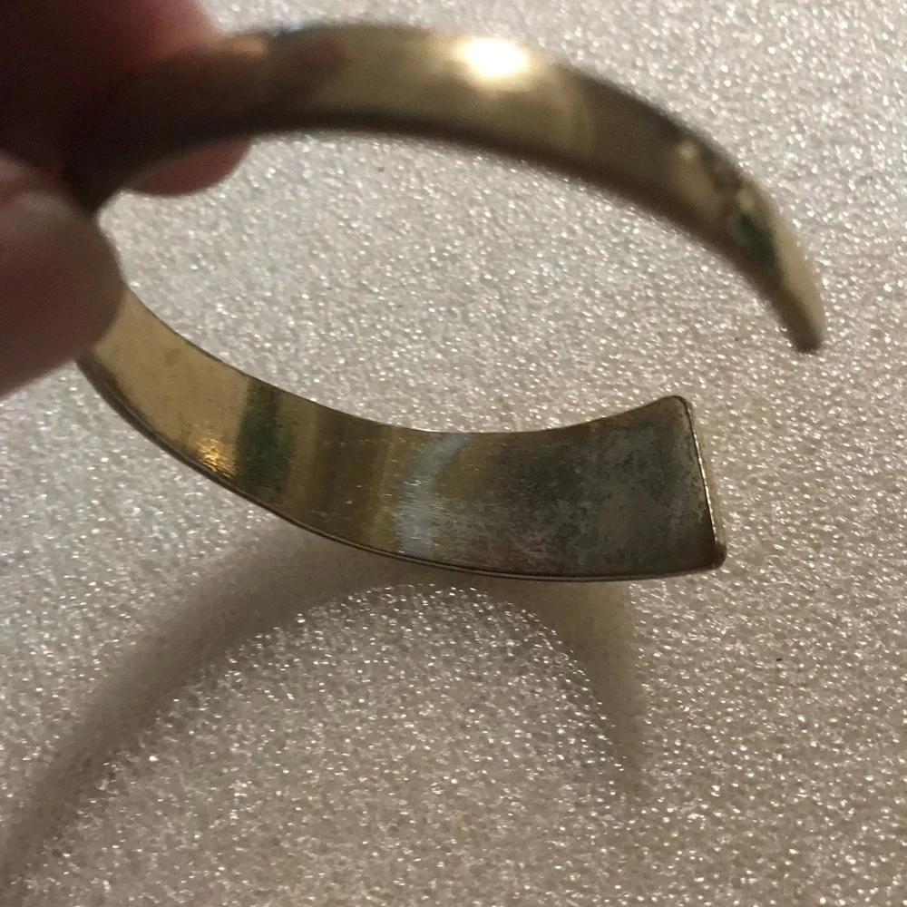 Minimalist Men's Gold over copper Bracelet